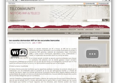 Los usuarios demandan WiFi en las sucursales bancarias